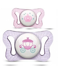 CHICCO Suzeta silicon Physio Micro, 0-2 luni, 2 bucăți 