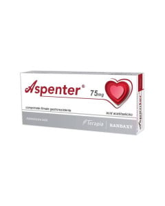 Aspenter 75 mg x 28 compr. film. gastrorez.