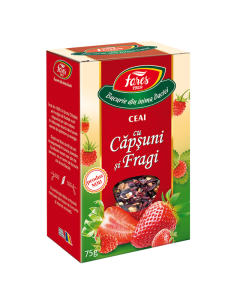 Ceai cu capsuni si fragi x 75 g FAR