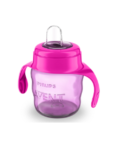 Avent CANA CU TETINA MOALE si MANERE +6 LUNI 200ML FETE SCF551/03