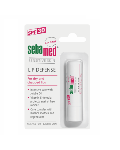 Sebamed Sensitive Skin, Balsam dermatologic protector pentru buze SPF 30,  4.8ml