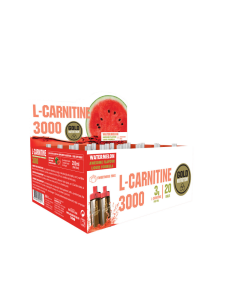 GOLD NUTRITION L-CARNITINA PEPENE ROSU 3000, 20 doze