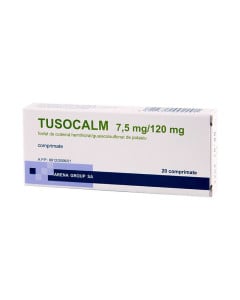 Tusocalm 7,5mg/120mg 2 blist. x 10 compr.
