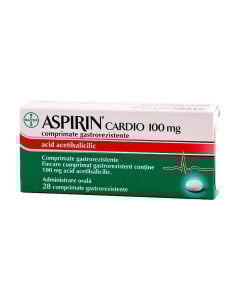 Aspirin Cardio 100 mg, 28 comprimate gastrorezistente