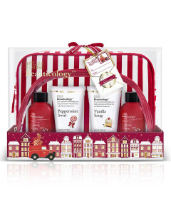 Baylis and Harding Set 5 piese - Trusa cosmetice/ Gel dus 100ml/ Sapun lichid 100ml/Lotiune corp 50ml/ Crema de maini