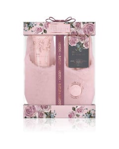 Baylis and Harding Set 3 piese - Papuci/ Sare baie 100g/ Lotiune picioare 140ml BD18SLIP
