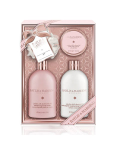 Baylis and Harding Set 4 piese - Burete baie/ Sare baie 100g/ Sapun lichid 500ml/ Lotiune corp 500ml BM18JOBENEFIT