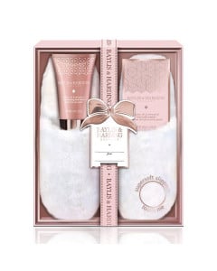 Baylis and Harding Set 3 piese - Papuci/ Sare baie 100g/ Lotiune picioare 140ml BM18JOBOXSLIP