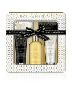 Baylis and Harding Set 5 piese - Sapun lichid 300ml/ Prosop/ Lotiune maini 130ml/ Sapun 150g/ Crema dus 130ml BM18MG5PCTIN