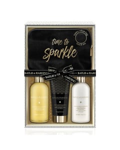 Baylis and Harding Set 4 piese - Trusa cosmetice/ Gel dus 300ml/ Crema dus 200ml/ Lotiune corp 300ml BM18MGLGWBAG