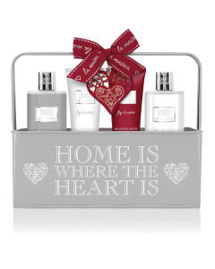 Baylis and Harding Set 4 piese La Maison LMFC18LRACK - Gel dus 125ml/ Gel dus crema 300ml/ Lotiune corp 125ml/ Spun lichid 300
