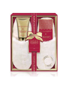 Baylis and Harding Set 3 piese - Papuci/ Sare de baie 100gr/ Lotiune picioare 140ml BM18MPBOXSLIP