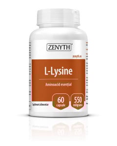 L-Lysine 550 mg, 60 capsule