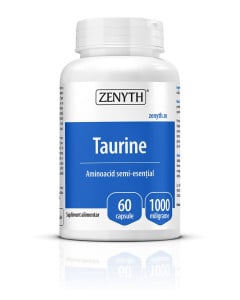Taurine 1000 mg, 60 capsule, Zenyth