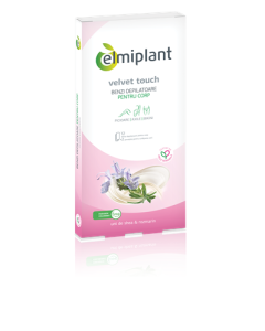 Elmiplant Velvet Touch Benzi Depilatoare Corp, 12 Buc