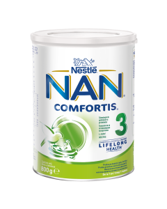Formula de lapte praf fortifiat Nan 3 Comfortis, 12+ luni, 800 g, Nestle