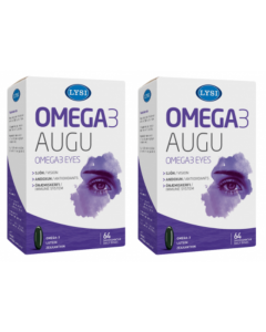 Omega-3 Ochi Sanatosi, LYSI, 64 caps 1+1