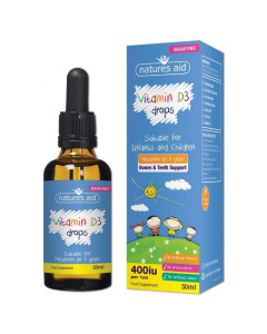 NATURES AID Children's Vit.D3 400 UI, 50 ml