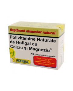 HOFIGAL Polivitamine Ca si Mg x 40 cpr.