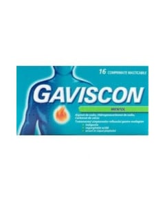 Gaviscon Mentol x 24 comprimate masticabile