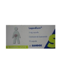 Lopedium Sandoz 2 mg x 10 capsule