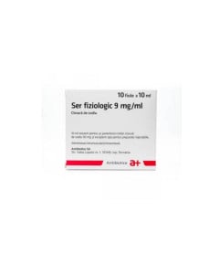 Ser fiziologic 9 mg / ml x 10 fiole IS