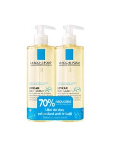 La Roche Posay Pachet Lipikar Ulei de spalare AP+ 400ml, -70% la al doilea produs
