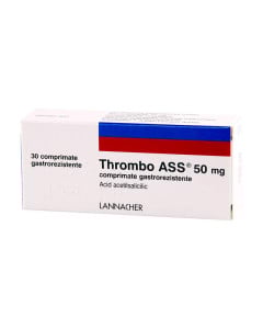 Thrombo ASS 50 mg x 30 comprimate gastrorezistente