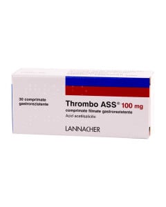 Thrombo ASS 100 mg, 30 comprimate gastrorezistente