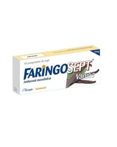 Faringosept Vanilie x 10 comprimate de supt