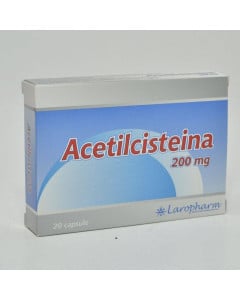 Acetilcisteina 200 mg x 20 capsule  LARO