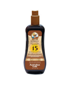 Australian Gold Spray-gel SPF 15 cu autobronzant, 237 ml