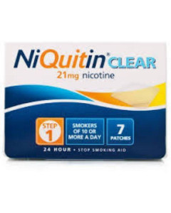 Niquitin Clear 21 mg x 7 plicuri x 1 plasture transdermic