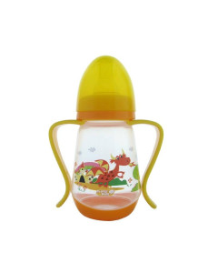Primii Pasi R0131 - Biberon Cu Manere 150 Ml Galben