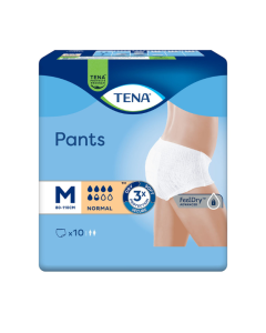 Chiloti incontinenta urinara, TENA Pants Normal Medium, 10 bucati
