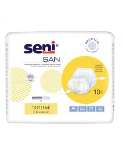 Absorbante cu forma anatomica San Seni Normal x 10 buc