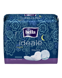 Absorbante night Ultra thin StayDrai Ideale, 7 bucati, Bella