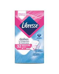 Absorbante zilnice Classic, 32 bucati, Libresse