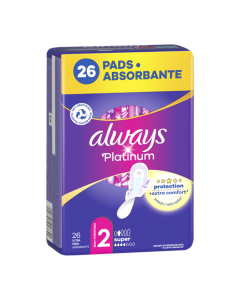 Absorbante Platinum Super, 26 bucati, Always
