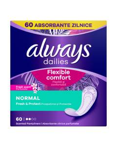 Always absorbante zilnice Liners Fresh & Protect Deo, 60 bucati