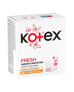 Absorbante zilnice Deo Normal Plus, 56 bucati, Kotex