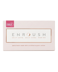 Absorbante zilnice din bumbac organic Ultra Thin, 24 bucati, Enroush