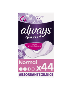 Always Discreet Liners Normal, 44 bucati
