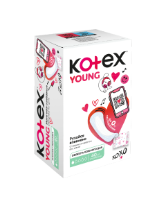 Absorbante zilnice Normal Young, 40 bucati, Kotex