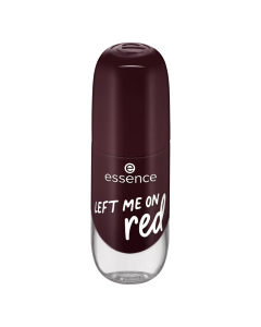 Lac pentru unghii Left me on Red Gel Nail Colour, 8 ml, Essence