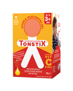 Acadele JELEU pentru gat, Miere si capsuni, Tonstix