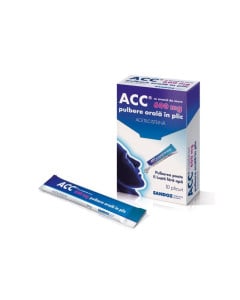 ACC cu aroma de mure, 600 mg, 10 plicuri
