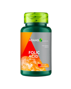 Acid Folic 400mcg, 30 tablete, Adams