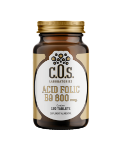 Acid Folic B9 800mcg, 120 tablete, COS Laboratories