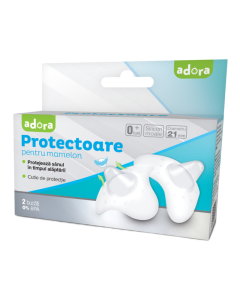 Protectoare standard pentru mamelon, 2 bucati, Adora